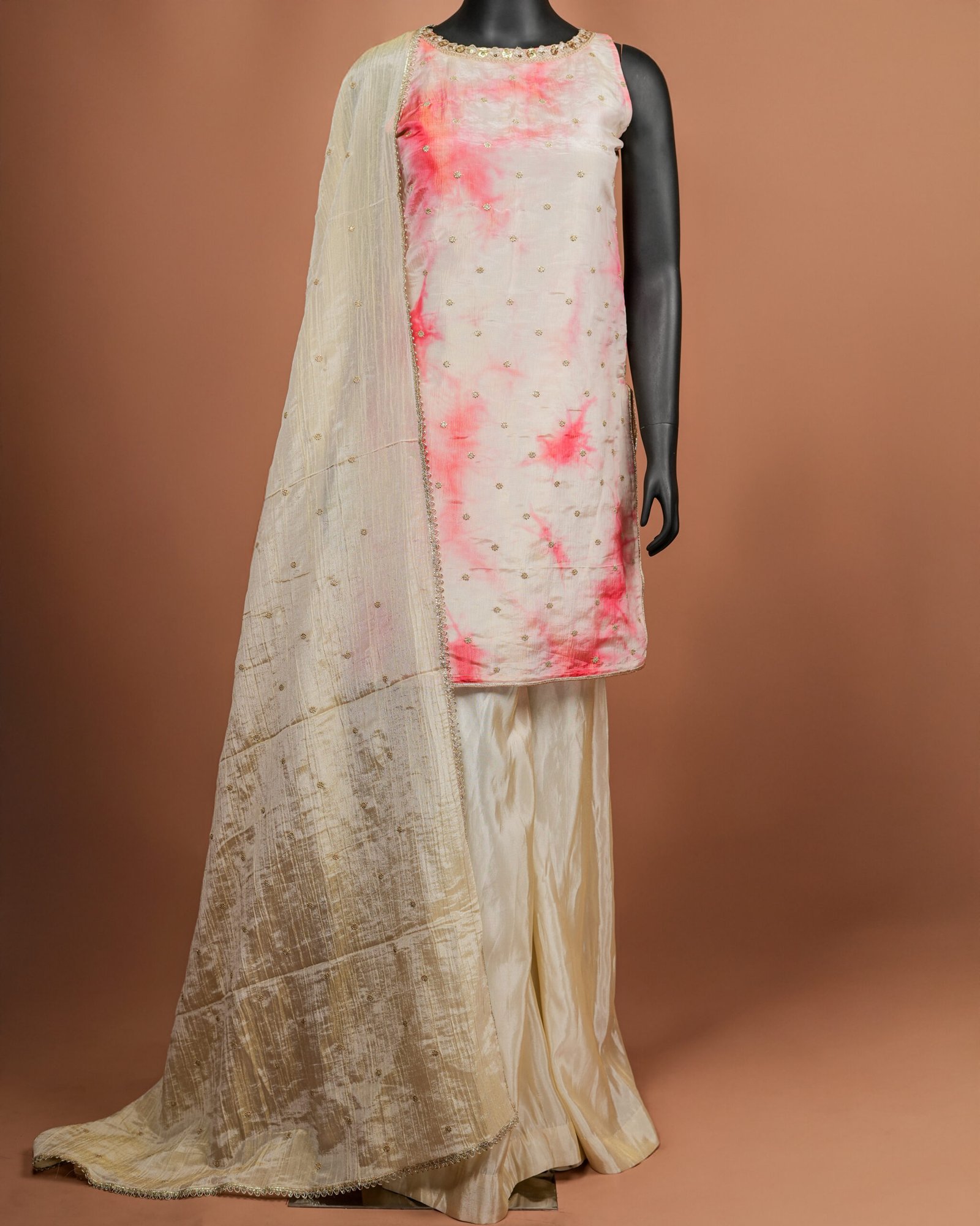 Red Halter Neck Suit